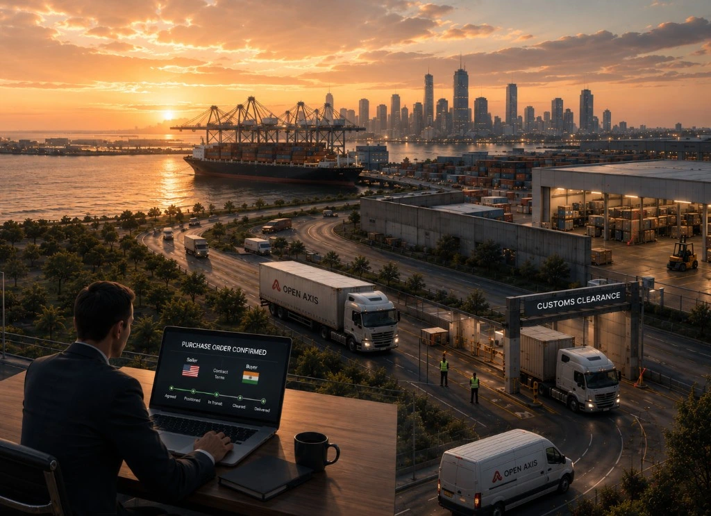 Open Axis digital trade ecosystem from discovery to delivery